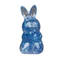 thumbnail image 2 of 6xStone Bunny Escultura Tienda Escritorio Año Nuevo Festivo Conejo Estatuas Figuras Azul, 2 of 8