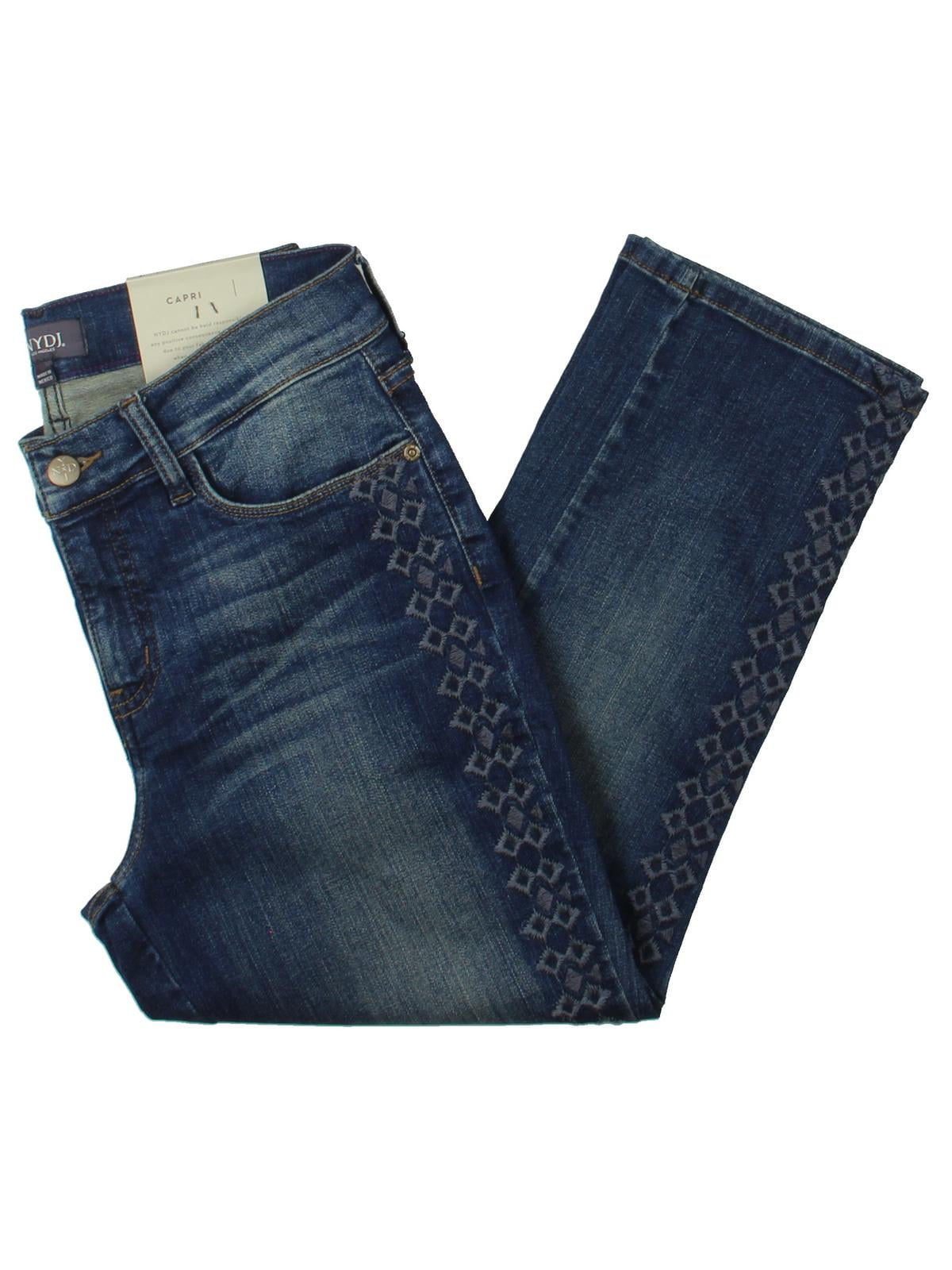 nydj embroidered jeans