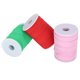 thumbnail image 5 of Banda elástica plana Costura cuerda DIY manga máscara haciendo alta elástico 100 yarda rollo (rojo rosa verde), 5 of 8