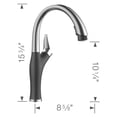thumbnail image 2 of Blanco Artona Robinet de Cuisine Simple Trou 442031 Anthracite, 2 of 5