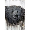 thumbnail image 2 of Bawden, Angela 23x32 Black Ornate Wood Framed with Double Matting Museum Art Print Titled - Giant Kodiak, 2 of 4