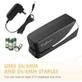 thumbnail image 3 of Craftinova Electric Stapler, Automatic Stapler Desktop, 25 Sheet Capacity, No Jam Technology, Includes 2000 Staples and 1 adapters ,AC or Battery Powered Stapler Heavy Duty, 3 of 8