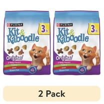 (2 pack) Purina Kit and Kaboodle Dry Cat Food Original Poultry, Liver and Ocean Fish Flavors, 3 lb. Bag
