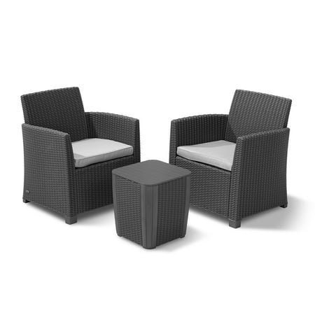 Keter Corona Balcony Set All Weather Plastic Patio Furniture