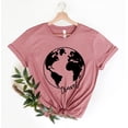 thumbnail image 3 of Traveler Gift, Travel Shirt, Vacation Shirt, Travel Lover, World Map Shirt, Airplane Mode, 3 of 5