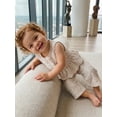 thumbnail image 6 of Loicainy Baby Toddler Girl Summer Clothes Set 6 12 18 24 Months 2T 3T Creative Textured Floral Sleeveless Crew Neck Tops and Elastic Waist Pants Outfits, 6 of 9