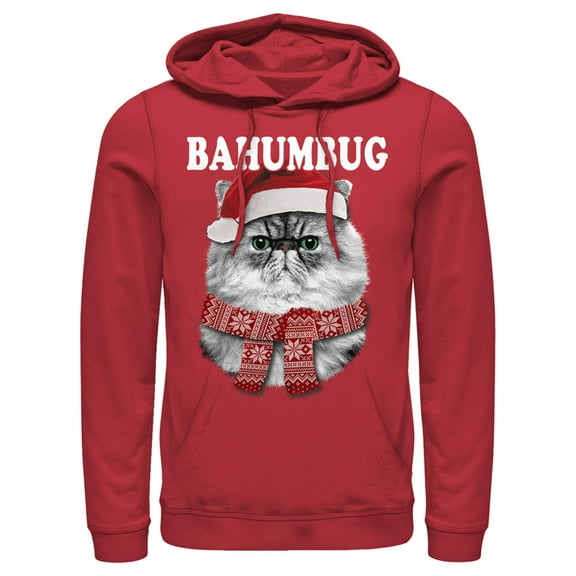 Men's Lost Gods Bahumbug Pull Over Hoodie Red Small