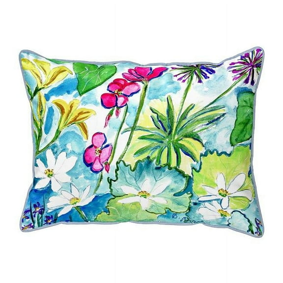 Betsy Drake ZP826 20 x 24 in. Wild Garden Indoor & Outdoor Extra Large Pillow