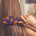 thumbnail image 3 of Halloween Pumpkin Bat Pattern Hair Brush,Girls Detangling Hair Brush,Glide Through Tangles with Ease for Wet & Dry Hair,8.8"X2.8", 3 of 7