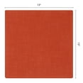 thumbnail image 6 of Pack of 12 Cloth Napkins - Cotton, Washable, Reusable for Dining Table, Restaurant, Weddings, Events, and Parties Orange 13x13inch, 6 of 6