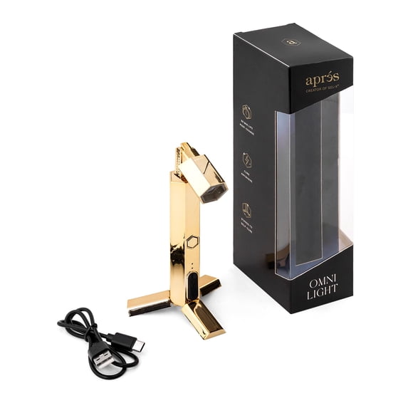 Lámpara LED UV APR?S Omni Light, Gel-X, varilla de curado instantáneo, lámpara de uñas inalámbrica de mano o de pie para uñas de gel