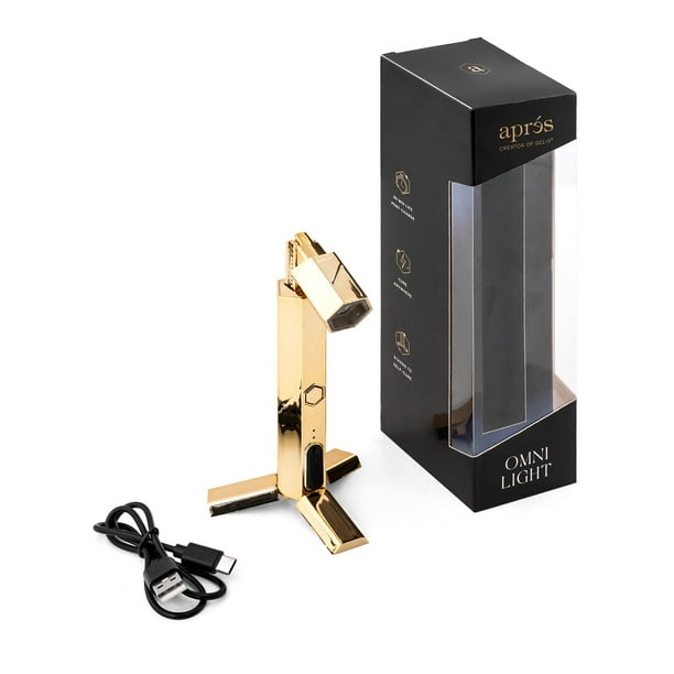 Lámpara LED UV APR?S Omni Light, Gel-X, varilla de curado instantáneo, lámpara de uñas inalámbrica de mano o de pie para uñas de gel