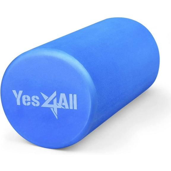 Yes4All 12inch Exercise Foam Roller EVA Blue