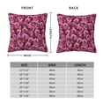 thumbnail image 2 of Pofeuu Orchids Flowers Print Double-sided plush pillowcase Square Throw Pillow Covers Pillows Cover for Living Room Bedroom Sofa Couch Cushion Cover（No pillow core）-20"x20", 2 of 7