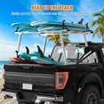thumbnail image 6 of Accreate Truck Rack, 71in Aluminum Ladder Rack for Truck, 800 lbs Capacity with 8 Non-Drilling C-Clamps, Heavy Duty Truck Bed Rack Two-Bar Set for Kayak, Surfboard, Lumber, Ladder, 6 of 8