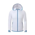 thumbnail image 1 of Ropa De Pesca Manga Larga Transpirable Ciclismo Camping Ropa Anti-UV M Blanco Sunnimix Camisas de pesca impermeables, 1 of 8
