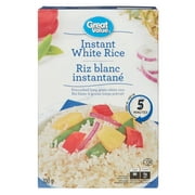Riz blanc à grains longs instantané Great Value