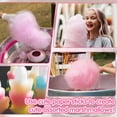 thumbnail image 4 of Topboutique Cotton Candy Sticks,50 Pcs Candy Cones,Paper Cotton Candy Cones,Candies Holder Paper Straws Cones,Paper Cones Supplies for Birthdays, Weddings, Parties, Candys Making,White,11.8 inch, 4 of 7