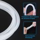 thumbnail image 3 of Tubería de silicona Uxcell 7/25" ID x 3/8" OD 1 rollo 10 pies manguera de silicona pura alta flexible clara, 3 of 6