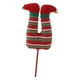 thumbnail image 3 of Christmas Pierna Pick Árbol Navidad Adorno Peluche Tela Fantasía Adecuada para Celebraciones Navideñas Reuniones Familiares Exteriores Of Rojo Verde Blanco, 3 of 8