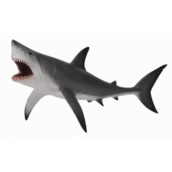 CollectA Sea Life Great White Shark, Open Jaw Toy Figure - Authentic Hand Painted Model