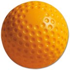 MacGregor Yellow Dimpled Baseballs, 1 Dozen