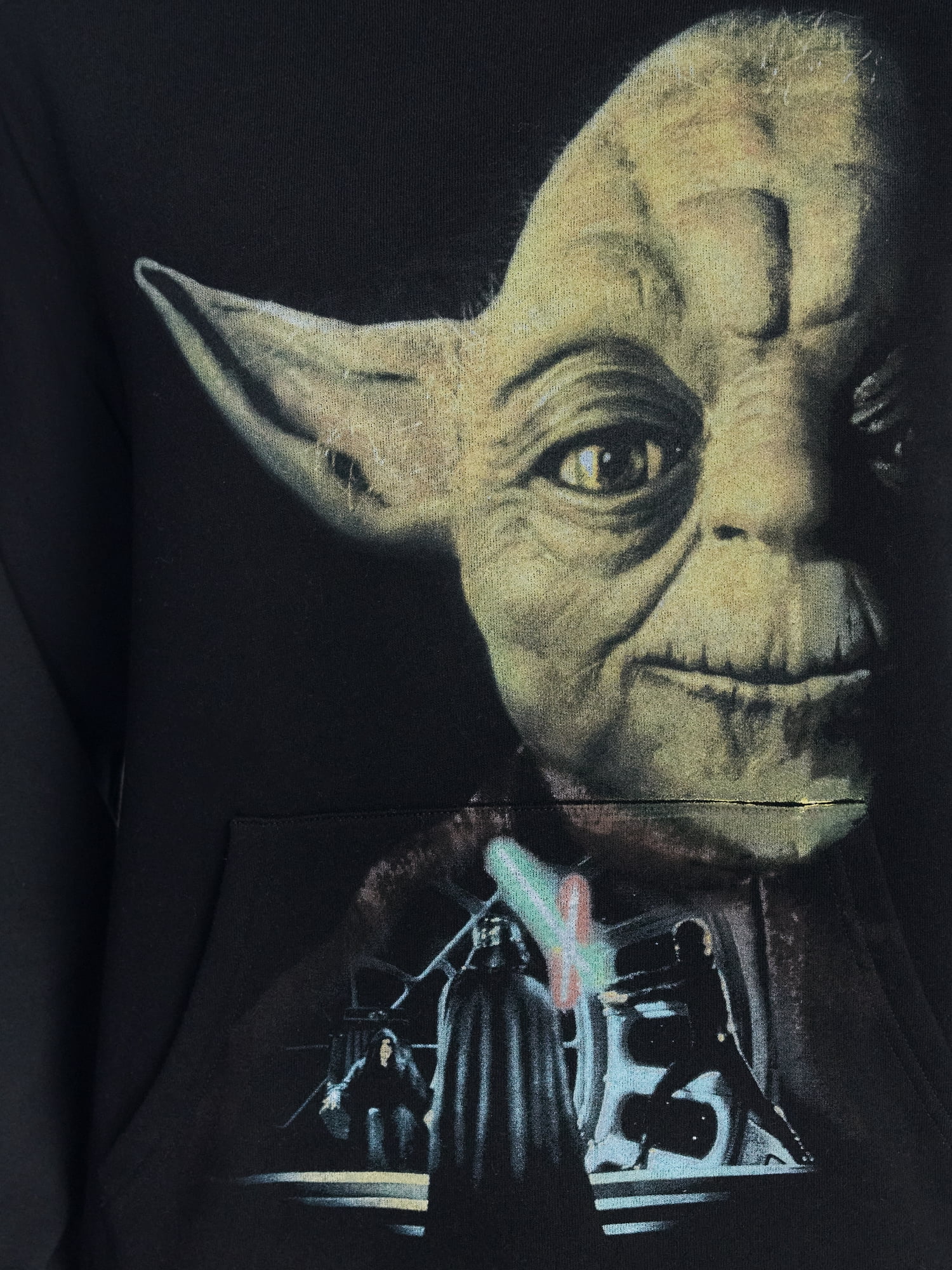 Star Wars Men's and Big Men's Yoda Hoodie Sweatshirt, Sizes XS-5XL