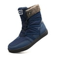 thumbnail image 4 of Winter Fashion Plus Size Warm Snow Boots for Women Cotton Shoes Short Hair Warm Shoes High-top Snow, 4 of 7