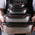 thumbnail image 4 of 220Ml Stainless Steel Lunch Box Sealed Food Fresh-Keeping Boxes Office Bento Container Lunch Container, 4 of 10