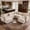 Camel, variant on VEPXXP 76.7" Modern Chenille Loveseat Cloud Couch, 2-Seater L Shaped Sofa with Deep Seat, Movable Ottoman and 4 Pillows for Small Living Room, Bedroom and Apartment, Camel