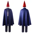 thumbnail image 4 of Disfraz de Cosplay de Anime Wirt Over The Garden Wall, disfraz de Cosplay de Wirt, capa, camisa, pantalones, atuendo de Halloween para niños adultos, 4 of 5