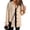 Beige, variant on GigrtiJin Casual Quilted Jackets for Women Button down Collared Long Sleeve Shirts Coat Fall Winter Coats with Pockets