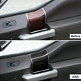 thumbnail image 5 of CheroCar Inner Door Handle Panel Trim Cover Interior Accessories for Ford F150 2015-2020（Carbon Fiber）, 5 of 7