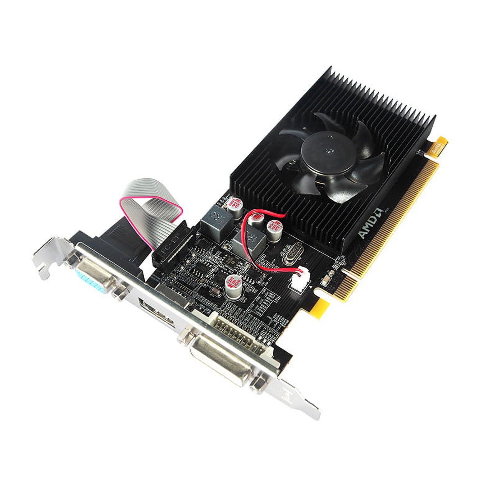 New AMD R5 230 2G widescreen version small chassis knife card HD office home computer independent graphics card