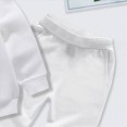 thumbnail image 4 of TOWED22 2pcs Toddler Infant Baby Girl Boy Fall Winter Clothes Long Sleeve Graphic Sweatshirt Tops Casual Pants Set Outfits Clothing(White,7-8 Y), 4 of 6