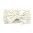 thumbnail image 2 of Coolmade Baby Girl Nylon Headbands Newborn Infant Toddler Hairbands and Bows Child Hair Accessories 4 pack, 2 of 6