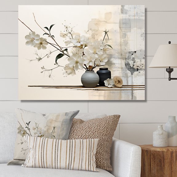 Designart "Sumie Zen Asian Painting II" Asian Art Canvas Print