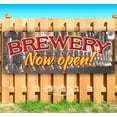 thumbnail image 1 of Brewery Now Open 13 oz Vinyl Banner With Metal Grommets, 1 of 4