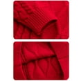 thumbnail image 6 of MEZZALL Knit Sweater For Girls Cozy Winter Warm Pullover Soft Yarn Textured Pattern Kids Holiday Party Wear Festive Tops Holiday Knitwear Long Sleeve O-Neck Child Dailywear, 6 of 7