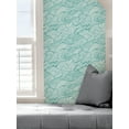 thumbnail image 5 of Nuwallpaper Teal Saybrook Peel & Stick Wallpaper 20.5-in x 18-ft, 5 of 8