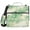 Green Auspicious Clouds, variant on 3 Ring Zipper Binder with Shoulder Strap Waterproof Trapper Keeper 2 Inch D-Ring 500 Sheets Capacity Blue White Porcelain with Roses