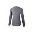 thumbnail image 2 of Women's Plus Velvet Yoga Fitness Running Sports Training Slim Quick-drying Stretch Top T-shirt, 2 of 3