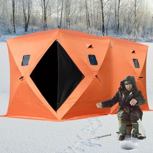 Winter Fishing Tent Portable Ice Fishing Shelter Easy Set-up Warm Winter  Fishing Tent Ice Fishing Tent Waterproof Windproof - AliExpress