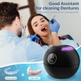 thumbnail image 2 of VANECL Ultrasonic Retainer Cleaner Machine for Dentures,42kHz Portable Denture Cleaner with 3 Modes ,200ml Digital Timer and 2 UVC for Denture,Aligner,Braces,Jewelry, 2 of 10