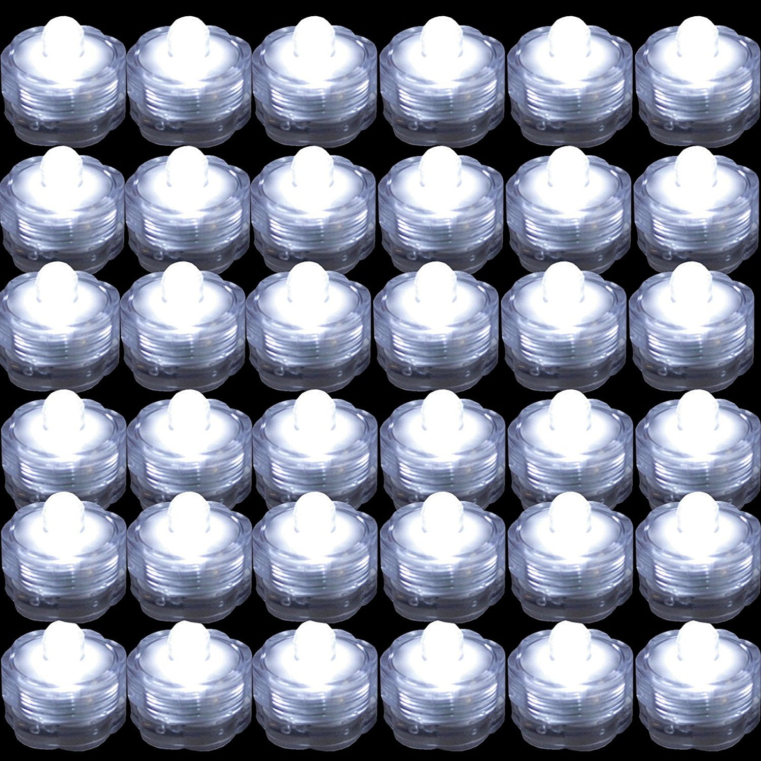 Waterproof Submersible Led Lights Tea Lights For Wedding , Party, Decoration (36 Pieces White) By BcTlyInc Ship from US Waterproof Submersible Led Lights Tea Lights For Wedding , Party, Decoration (36 Pieces White) By BcTlyInc Ship from US