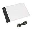 thumbnail image 2 of A5 LED Light Pad Tracer 3mm Ultra-Thin Drawing Board Copyboard Stepless Dimming USB Powered for Artist Animation Designing Sketching Calligraphy Diamond Jewel Paint Supplies, 2 of 7
