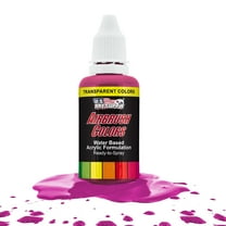 U.S. Art Supply 1-Ounce Transparent Magenta Airbrush Paint