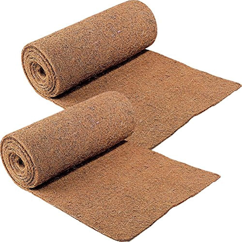 CloseoutZone Ice Carpet (Set of 2) Mats Walkway Home Safety, brown