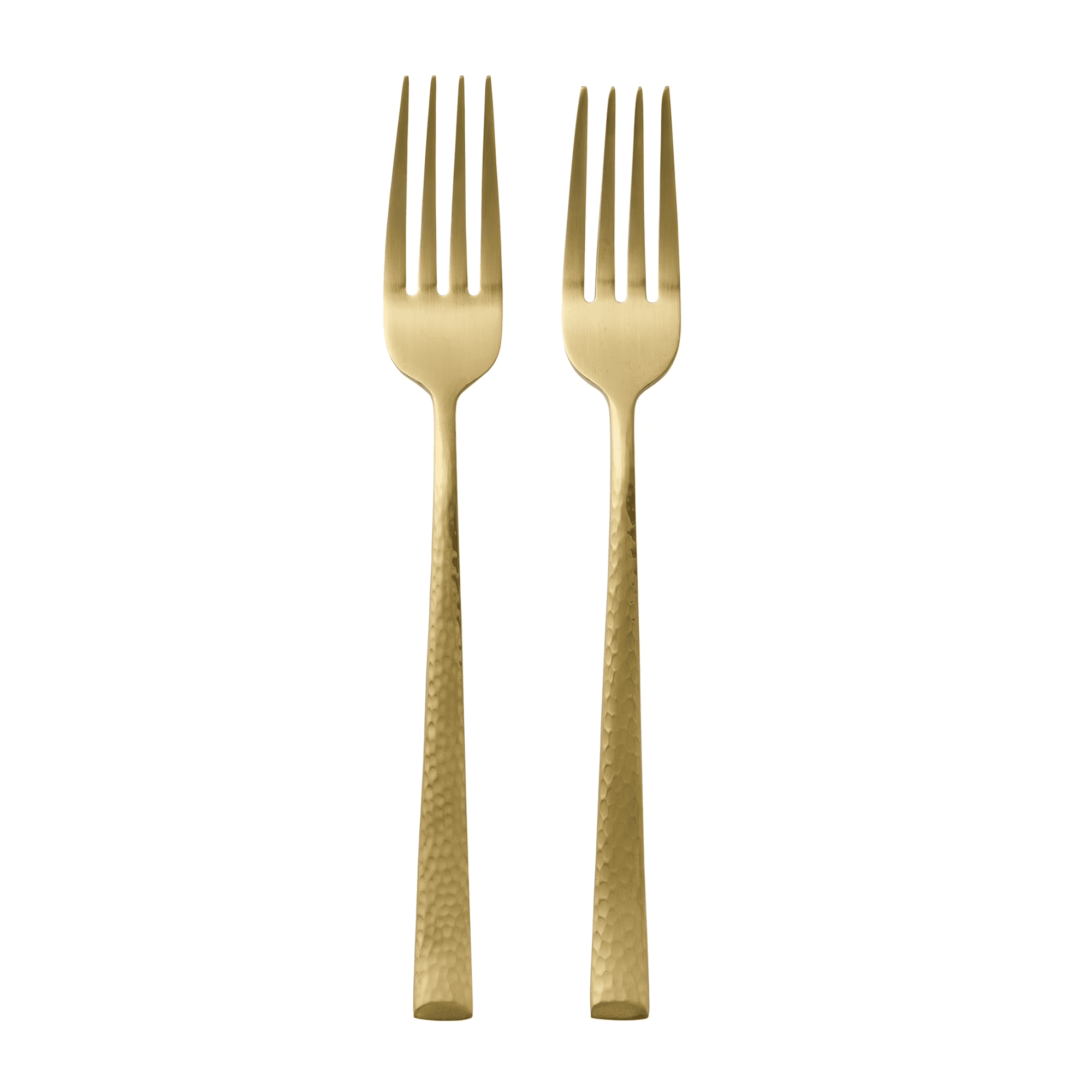 Better Homes & Gardens Arlo Flatware Set, Gold Hammered, 20 Pieces