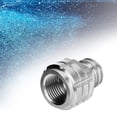 thumbnail image 2 of CO2 Cylinder Adapter, Female Thread G1/2 CO2 Cylinder Refill Adapter With Inner Hexagonal Wrench For  For  Silver, 2 of 8